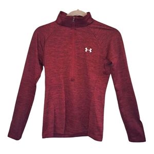 Under Armour Quarter Zip Lightweight Mock Neck Active Pullover Size XS